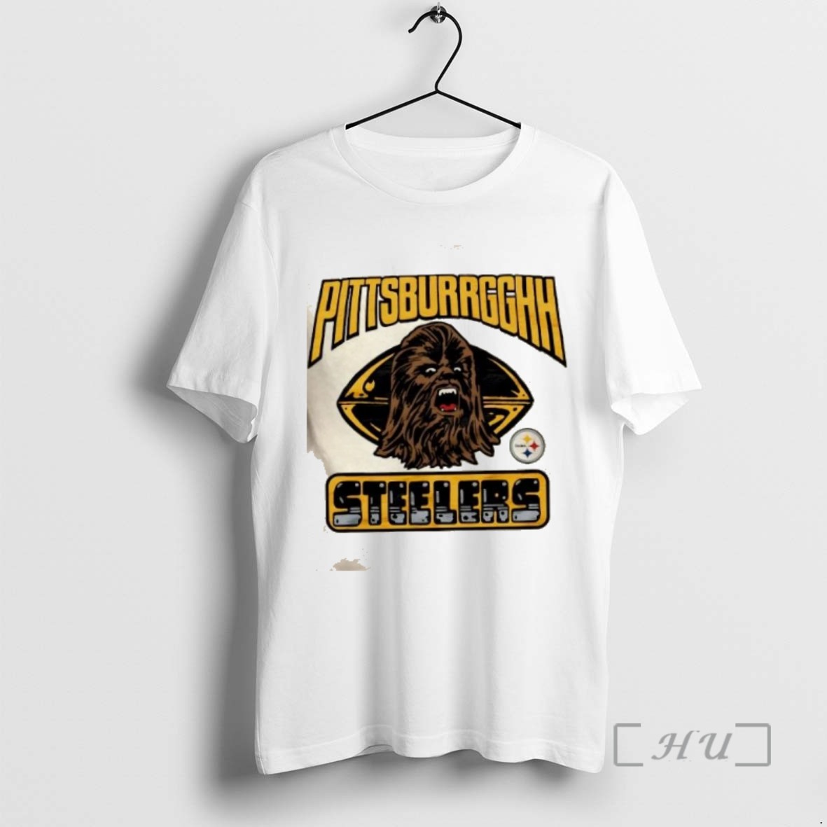 Officials Chewbacca Star Wars X Pittsburgh Steelers Football T Shirt Sweater Hoodie