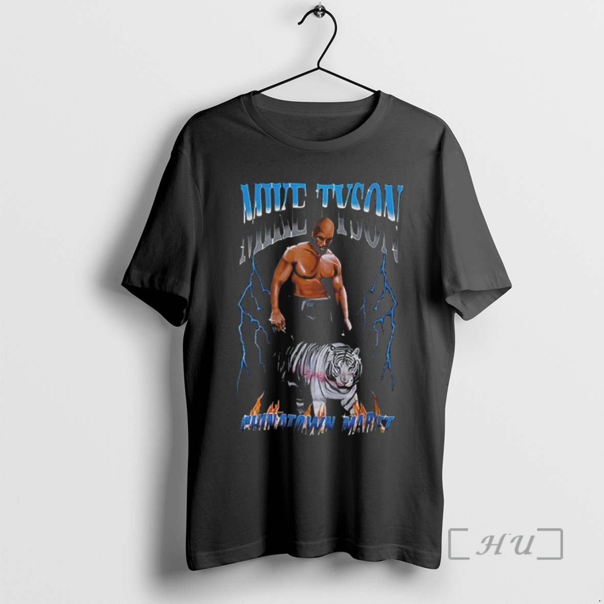 Officials Chinatown Market Mike Tyson Tiger Lightning T Shirt Sweater Hoodie
