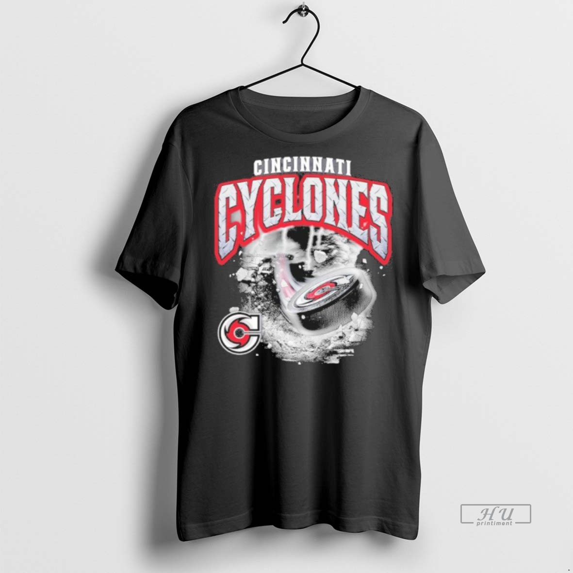 Officials Cincinnati Cyclones Storm Warning Tee Shirt Sweater Hoodie
