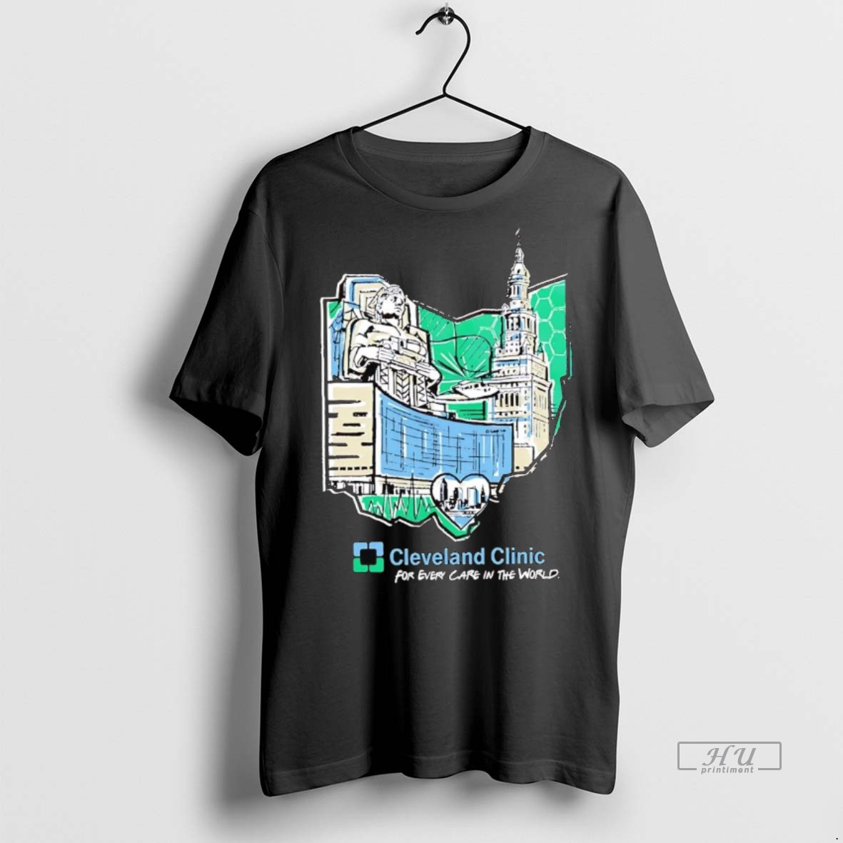 Officials Cleveland Clinic For Every Care In The World Tee Shirt Sweater Hoodie
