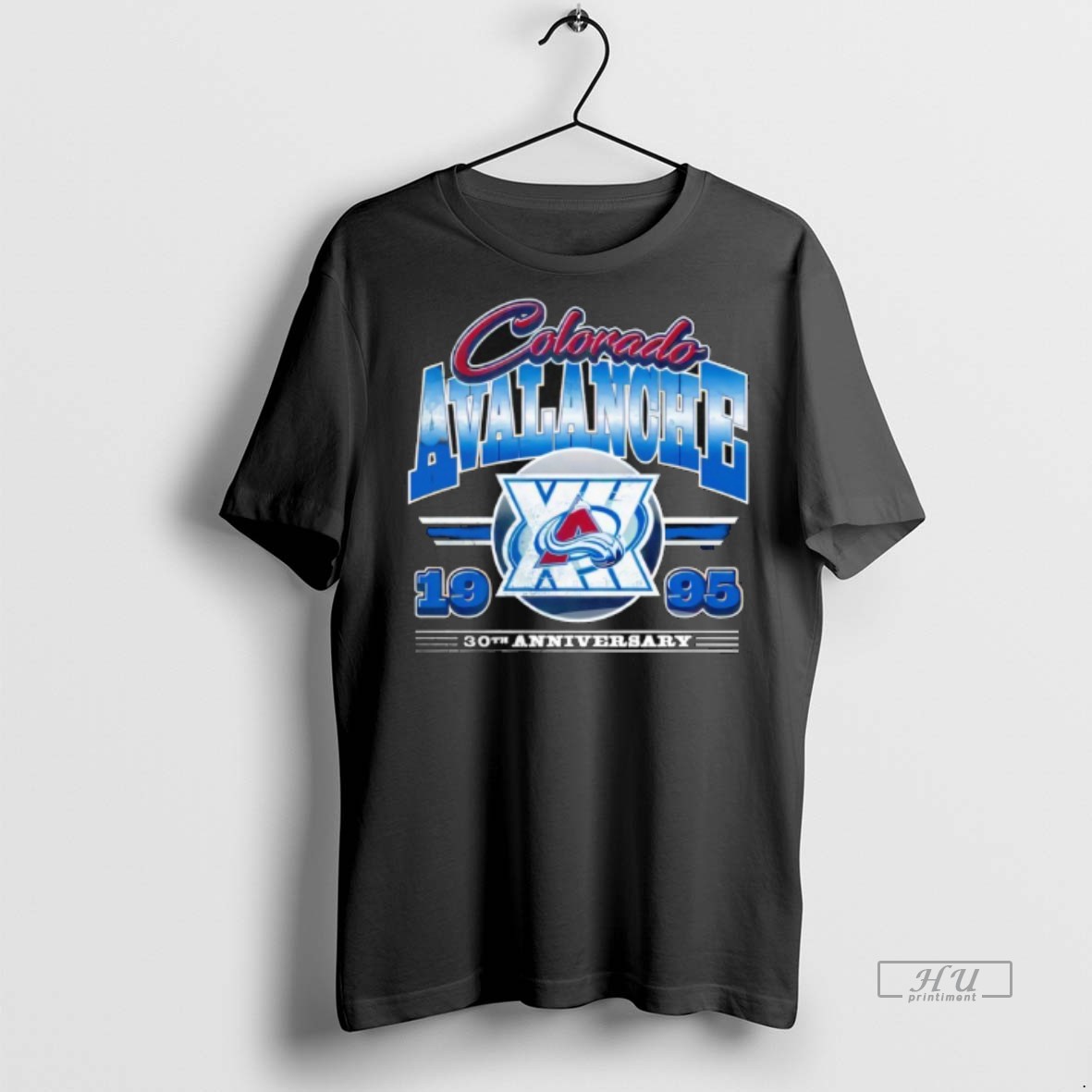 Officials Colorado Avalanche 30th Anniversary 1995 Vintage Tee Shirt Sweater Hoodie