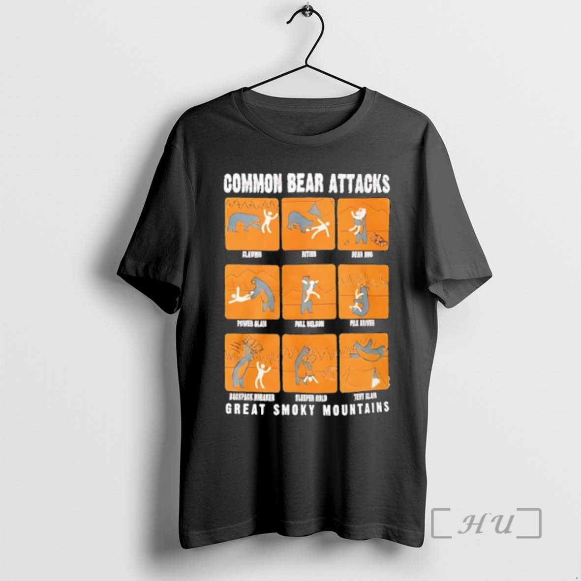 Officials Common Bear Attacks Great Smoky Mountains Halloween T Shirt Sweater Hoodie