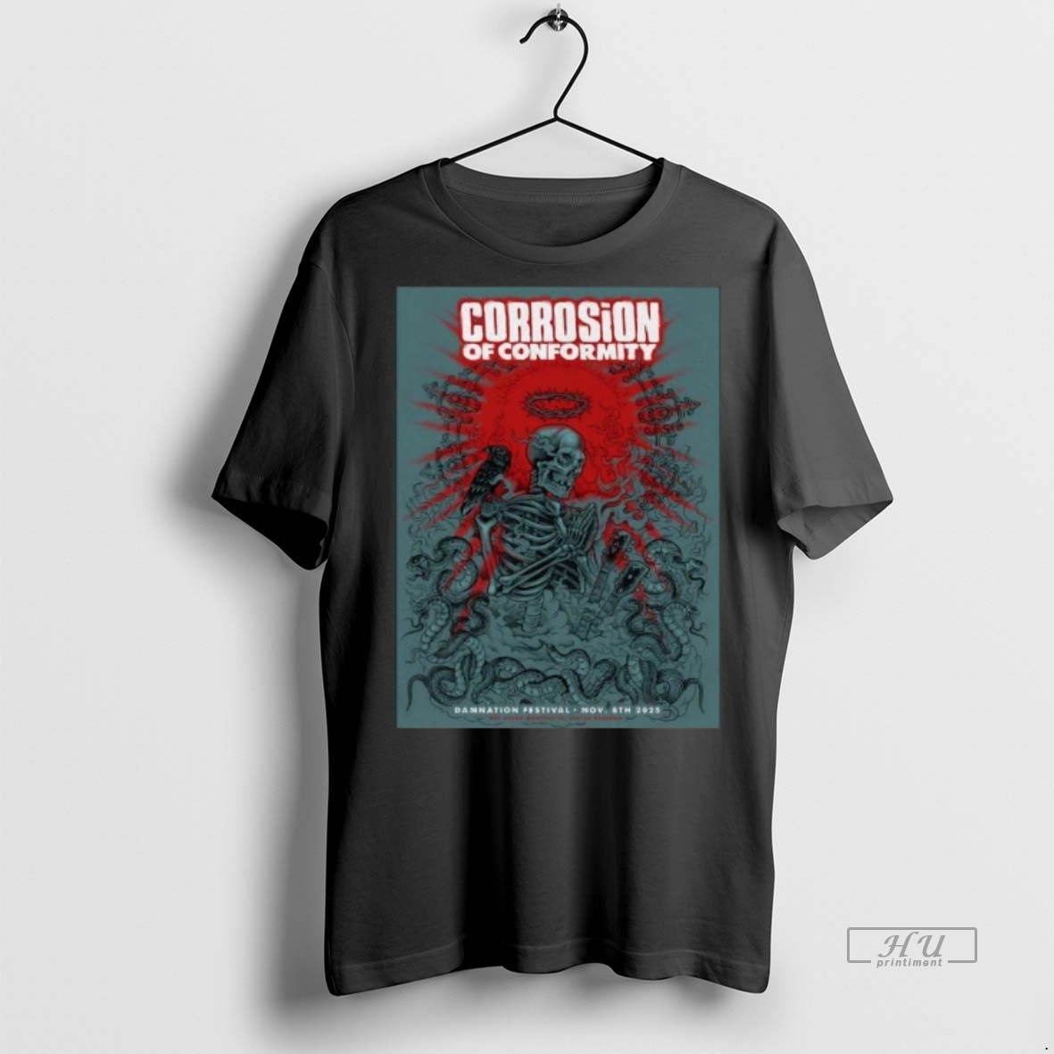 Officials Corrosion Of Conformity November 8 2025 Manchester Uk Long Sleve Tee Shirt Sweater Hoodie