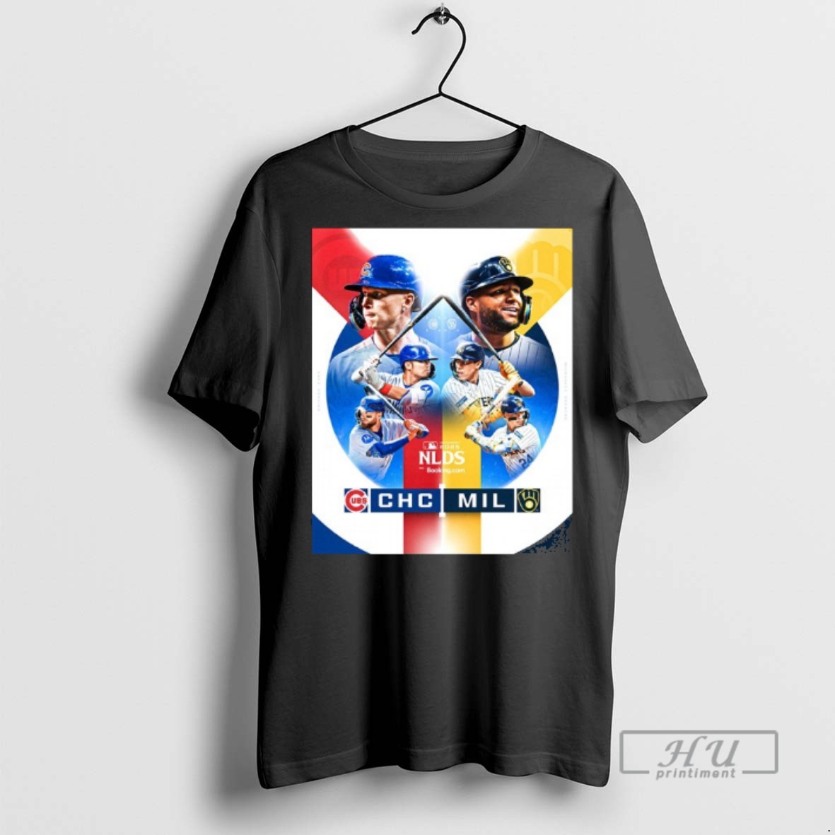 Officials Cubs Vs Brewers Nlds 2025 T Shirt Sweatshirt