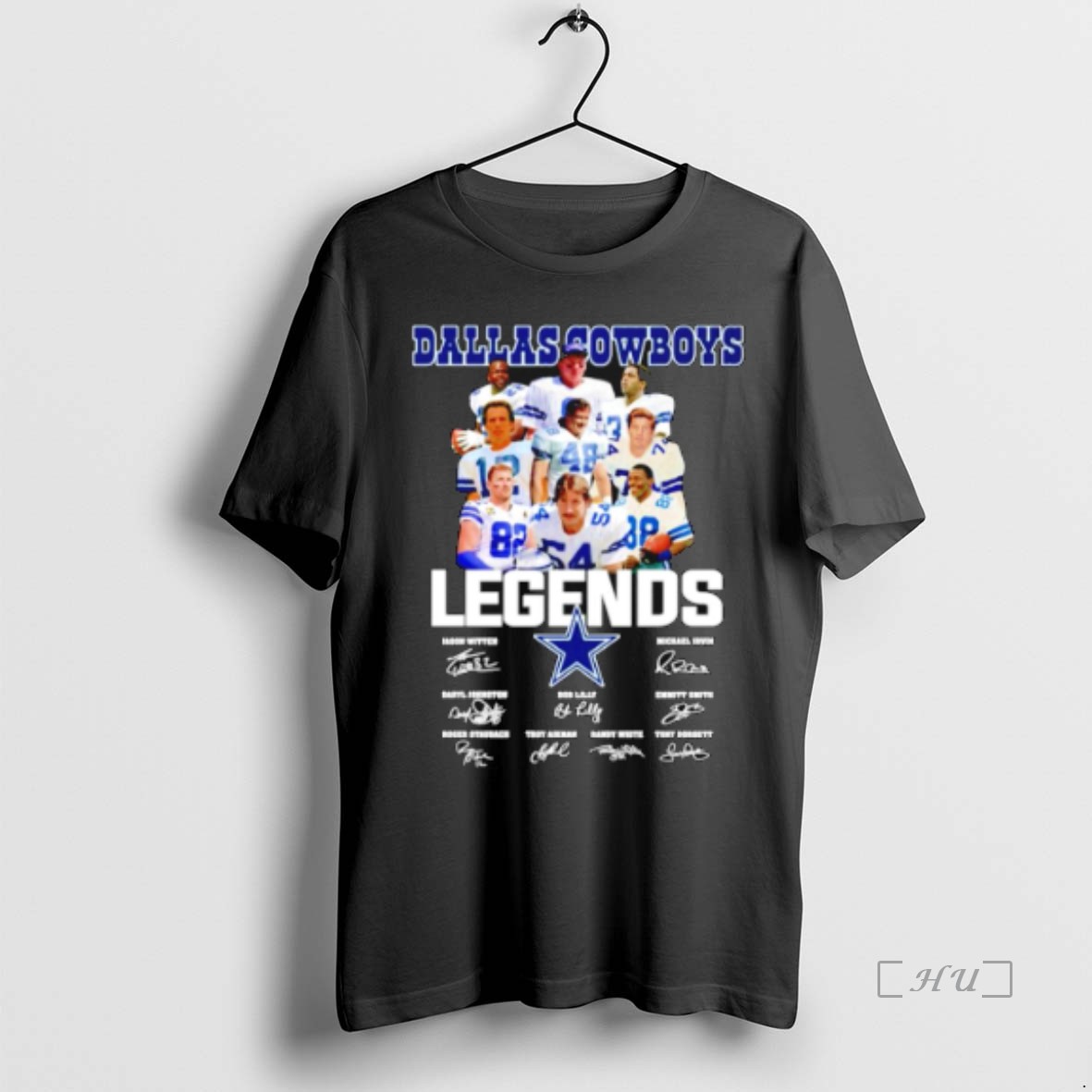 Officials Dallas Cowboys Football Team Collage Featuring Legends Signatures T Shirts Sweater Hoodie