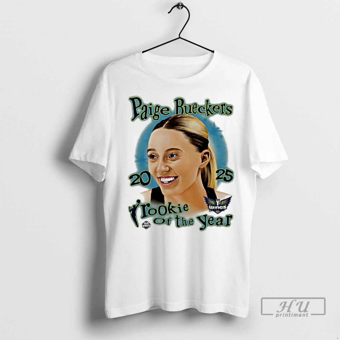 Officials Dallas Wings Paige Buekers 2025 Wnba Rookie Of The Year T Shirts Sweatshirt