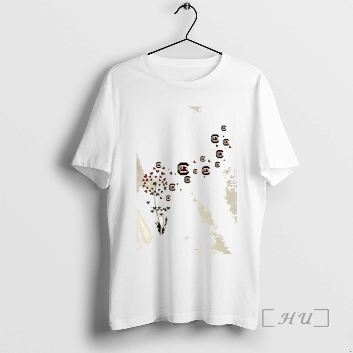 Officials Dandelion Flower South Carolina Gamecocks Football Logo T Shirts Sweater Hoodie