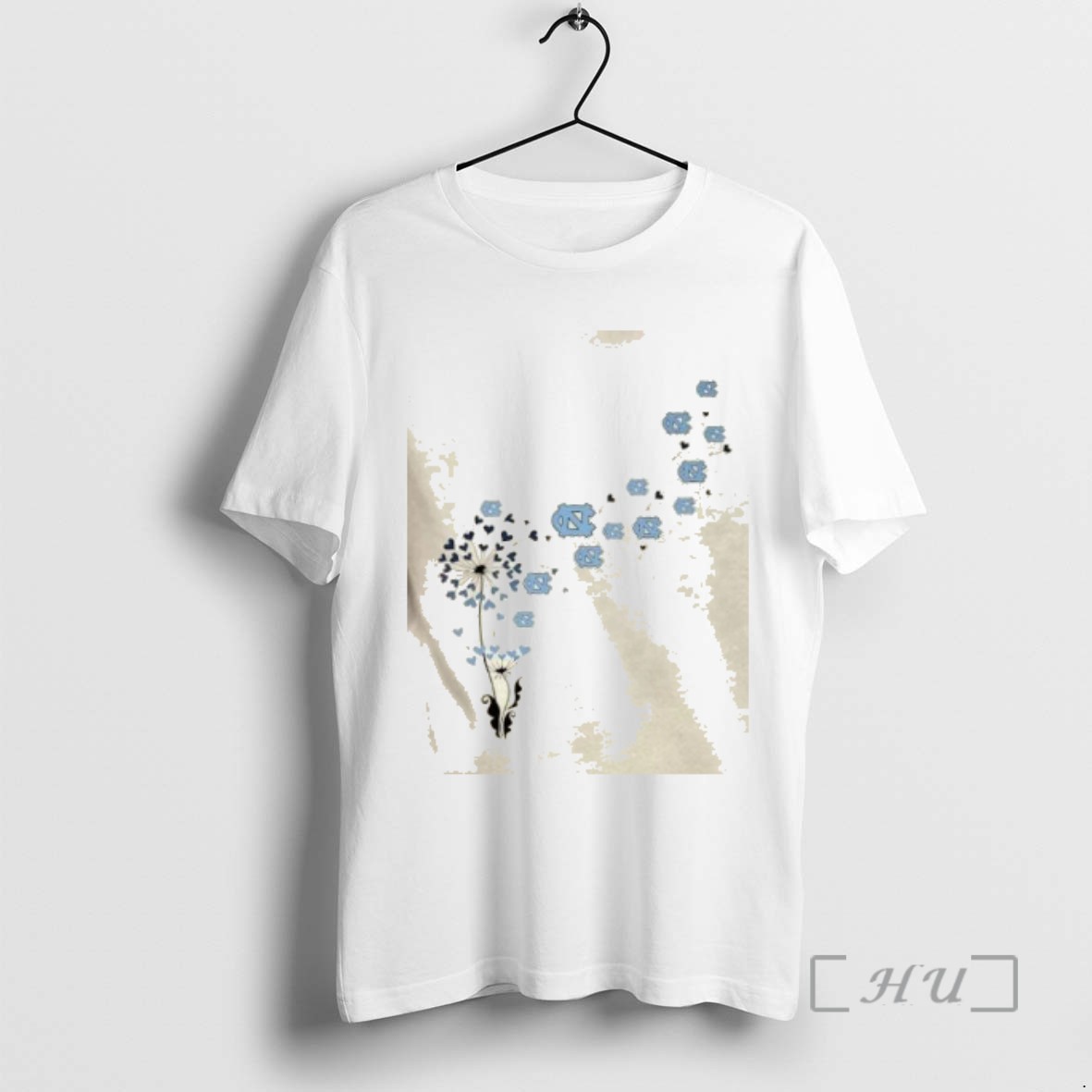 Officials Dandelion Flower Unc Tar Heels Football Logo T Shirts Sweater Hoodie