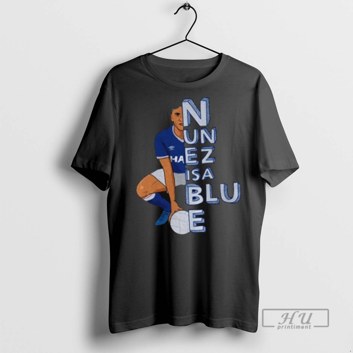 Officials Darwin Nunez Saudi Pro League Football Nunez Is A Blue T Shirt Sweatshirt