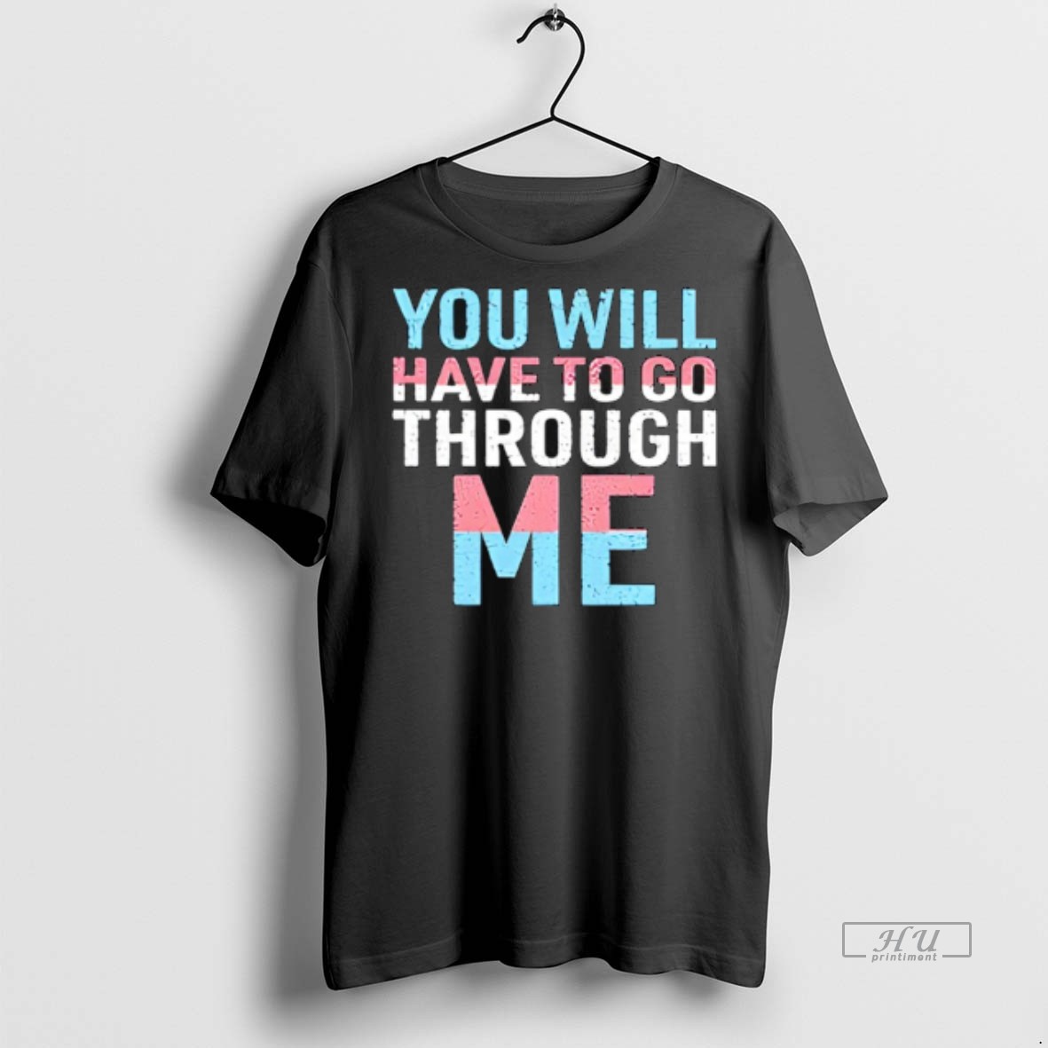 Officials David Tennant You Will Have To Go Through Me Trans Tee Shirt Sweater Hoodie