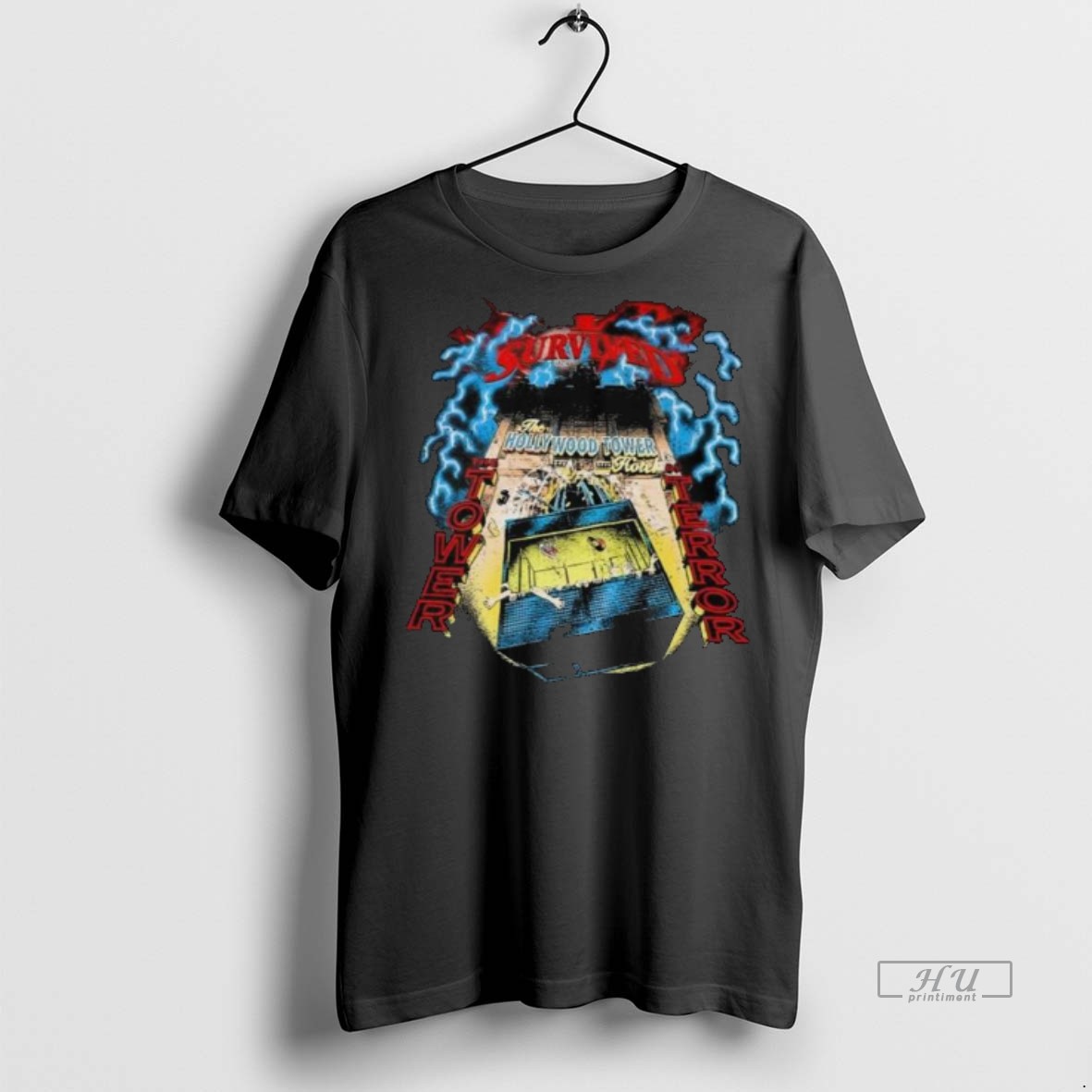 Officials Disney Vintage Tower Of Terror 2025 Long Sleve Tee Shirt Sweater Hoodie