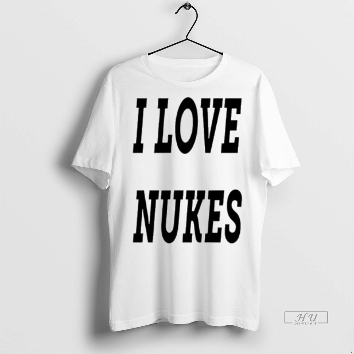 Officials Dj Smokey Wearing I Love Nukes Graphic Tee Shirt Sweater Hoodie
