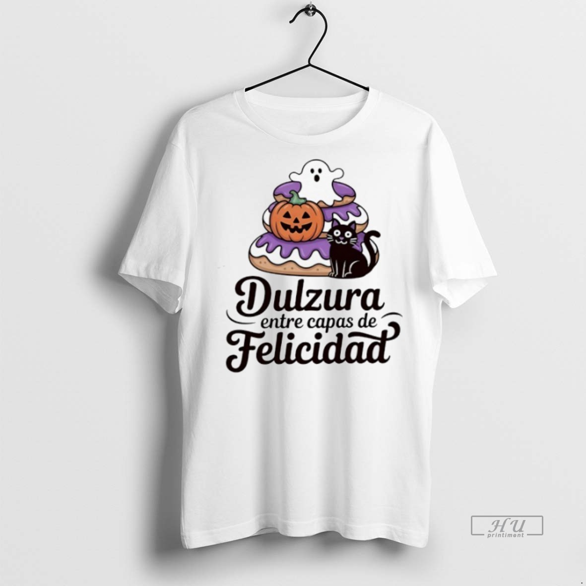 Officials Donut Dulzura Entre Capas De Felicidad Halloween Graphic Tee Shirt Sweater Hoodie