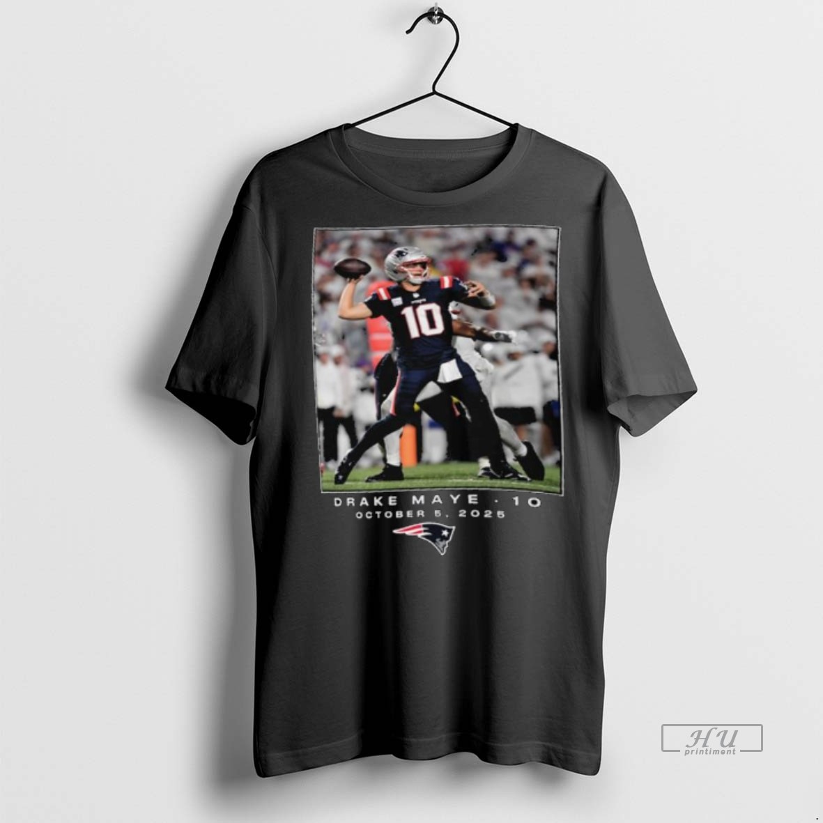 Officials Drake Maye New England Patriots Nfl Flash Features Week 5 Long Sleve Tee Shirt Sweater Hoodie
