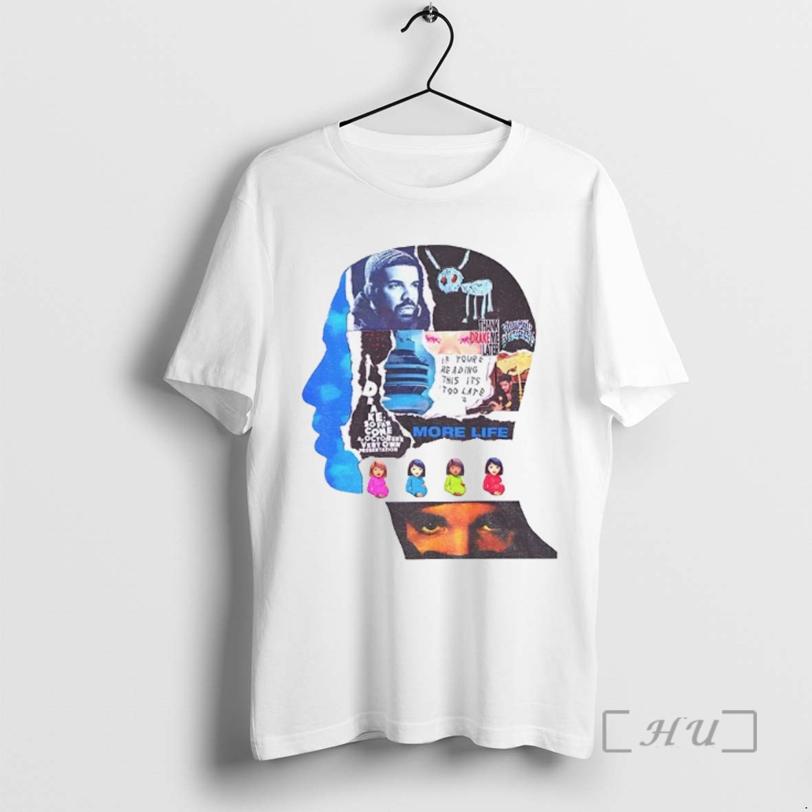 Officials Drake Thank Drake Me Later If Youre Reading This Its Too Late Mind Collage Tee Shirt Sweater Hoodie
