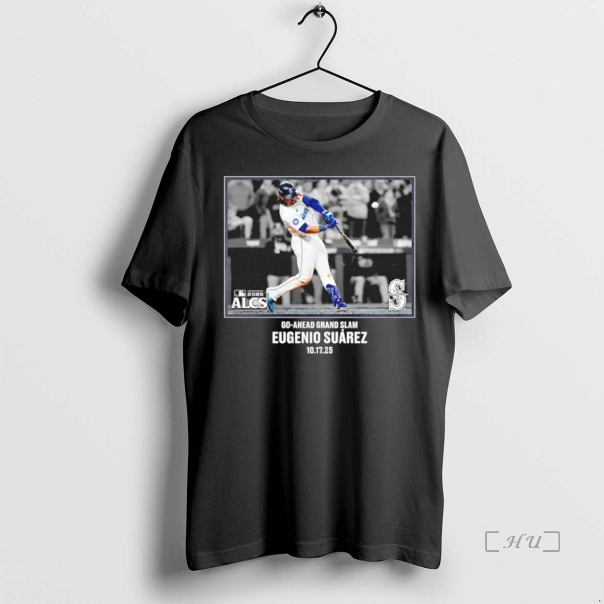 Officials Eugenio Suarez Seattle Mariners 2025 Mlb Postseason Moment T Shirts Sweater Hoodie