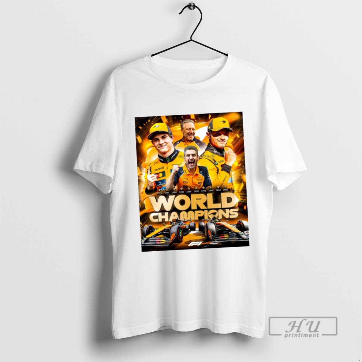 Officials F1 World Champions Mclaren Are The 2025 Constructors Champions T Shirt Sweatshirt