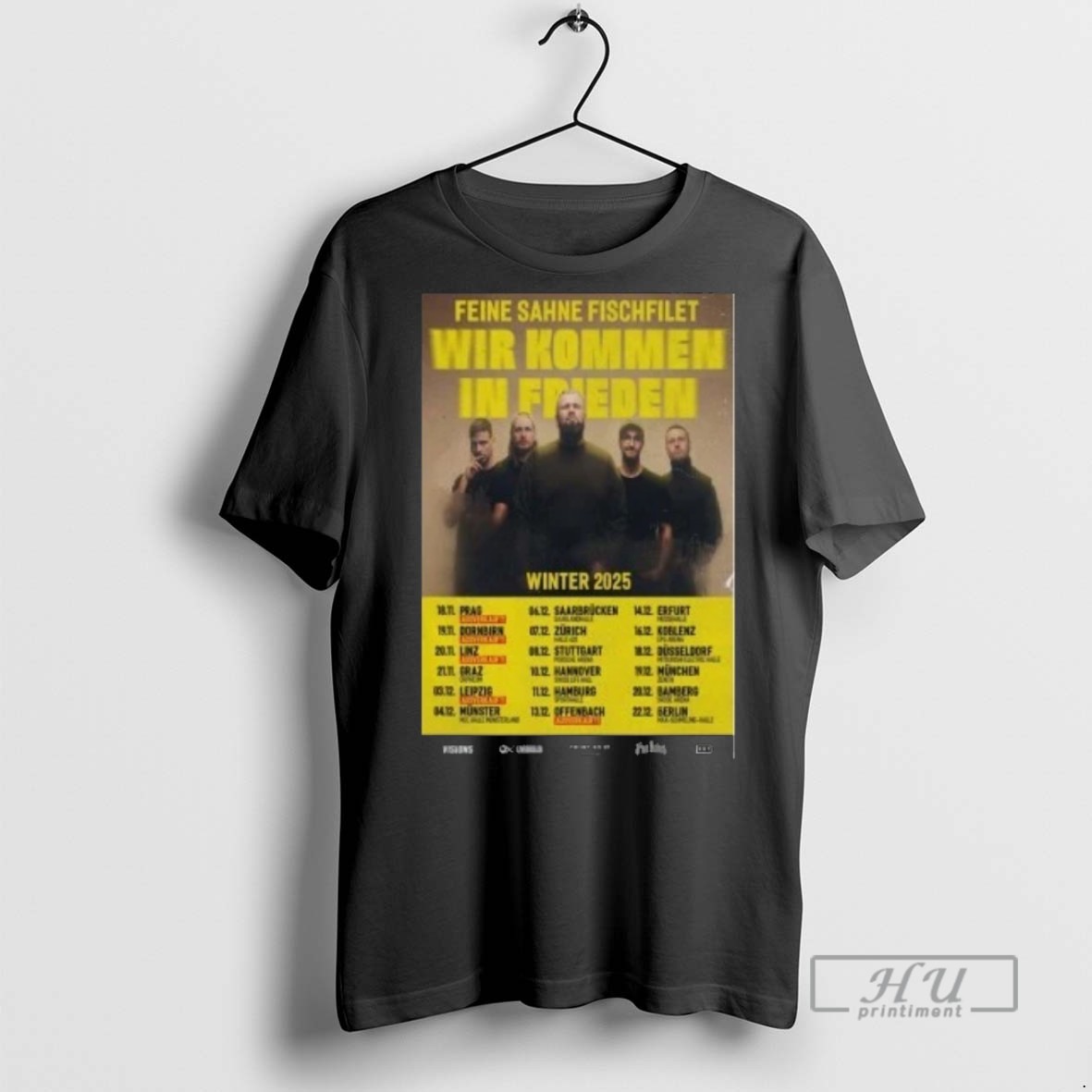 Officials Feine Sahne Fischfilet Winter 2025 Tour T Shirts Sweatshirt Hoodies