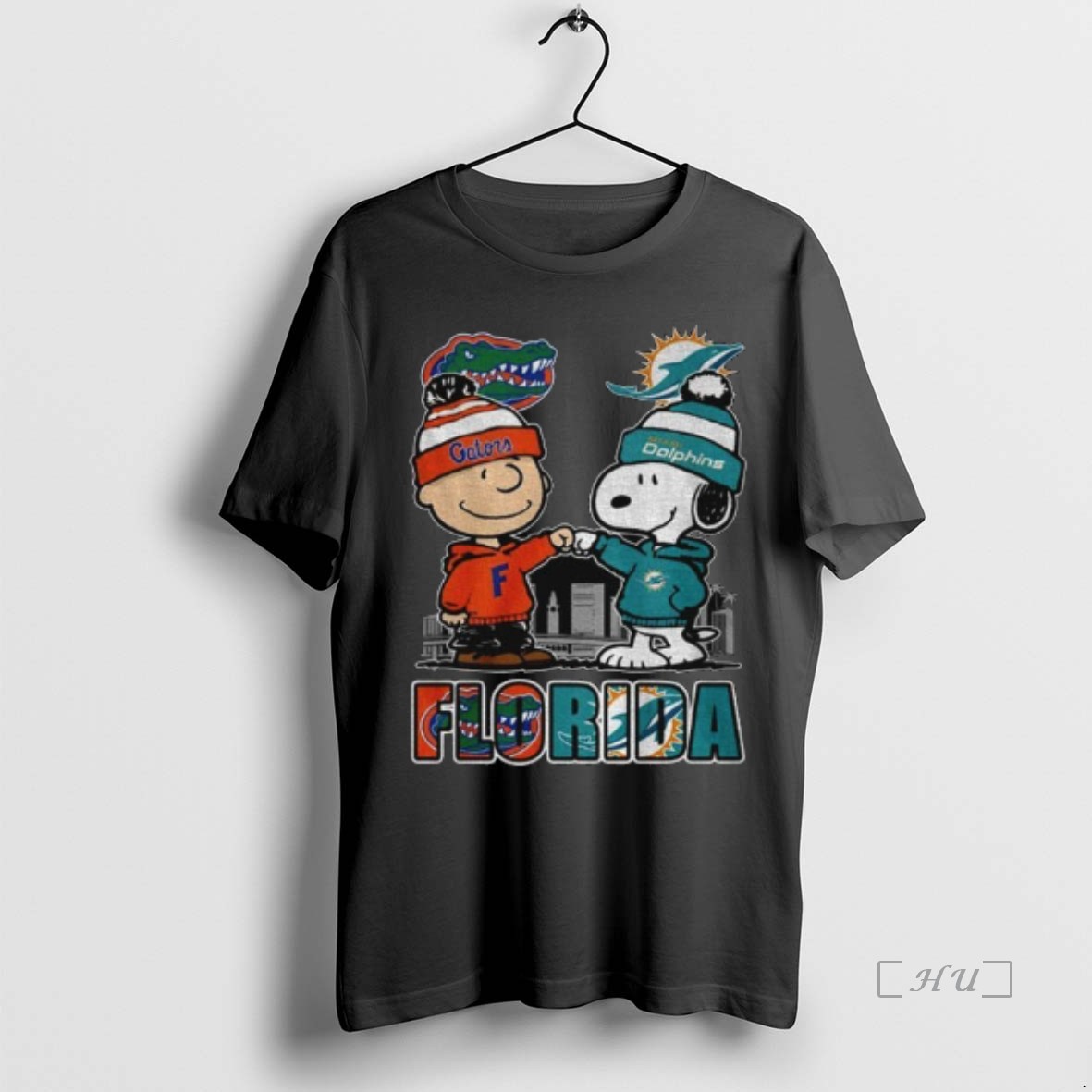 Officials Florida Gators Miami Dolphins Snoopy And Charlie Brown T Shirt Sweater Hoodie