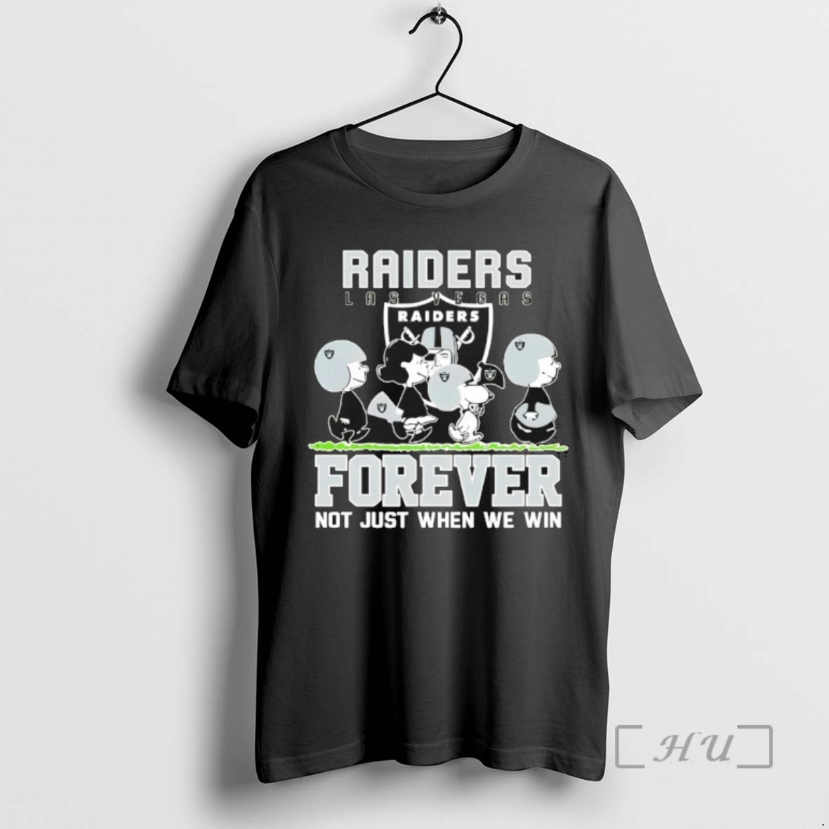 Officials Forever Las Vegas Raiders Not Just When We Win Peanuts Snoopy Walking Tee Shirt Sweater Hoodie