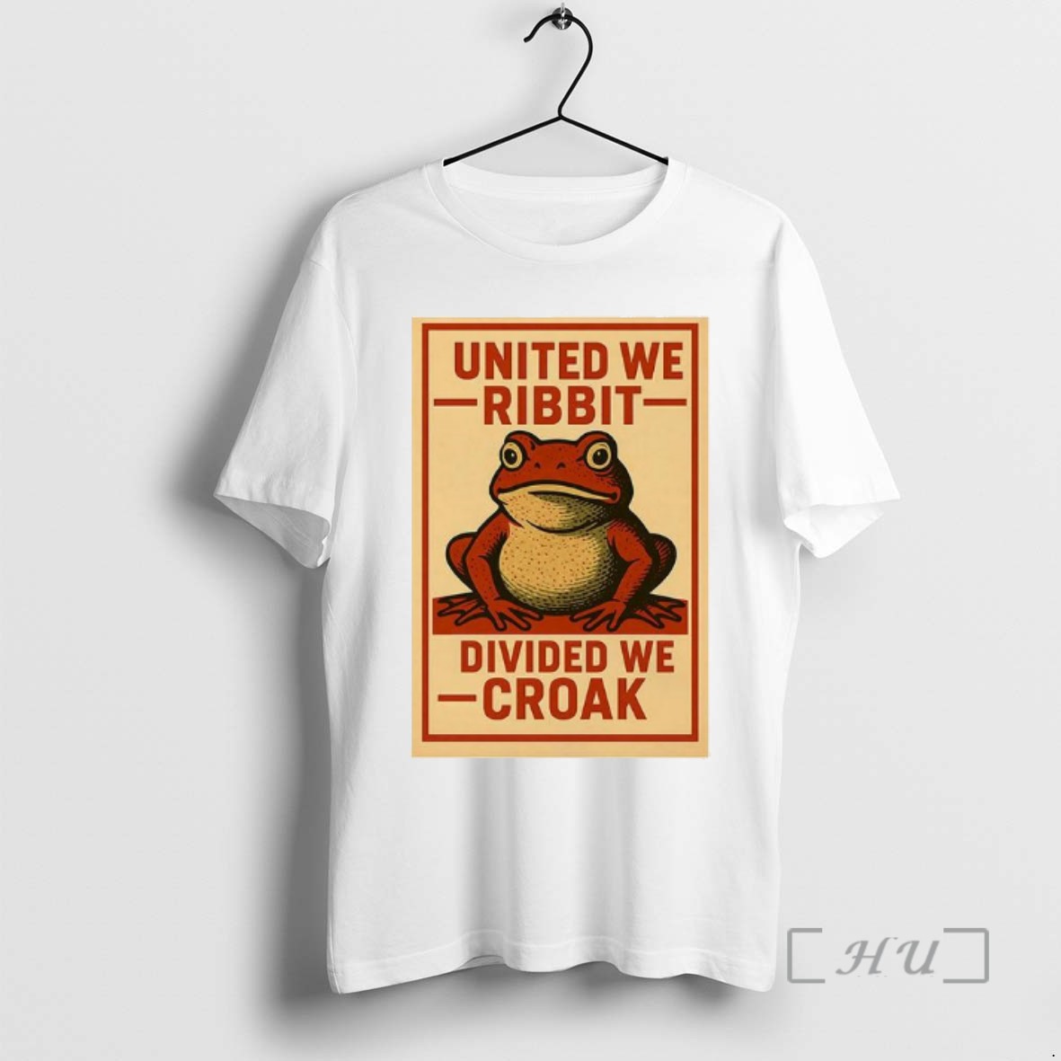 Officials Frog United Me Ribbit Divided We Croak T Shirt Sweater Hoodie