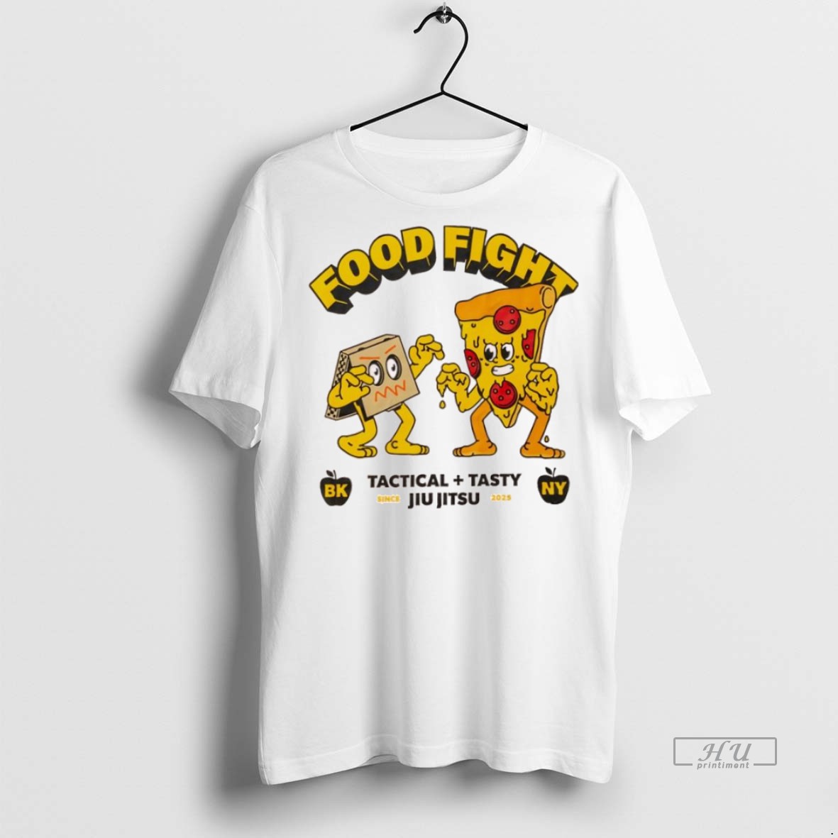 Officials Front Design Pizza Tactical Tasty Jiu Jitsu Bk And Ny Since 2025 Logo Tee Shirt Sweater Hoodie