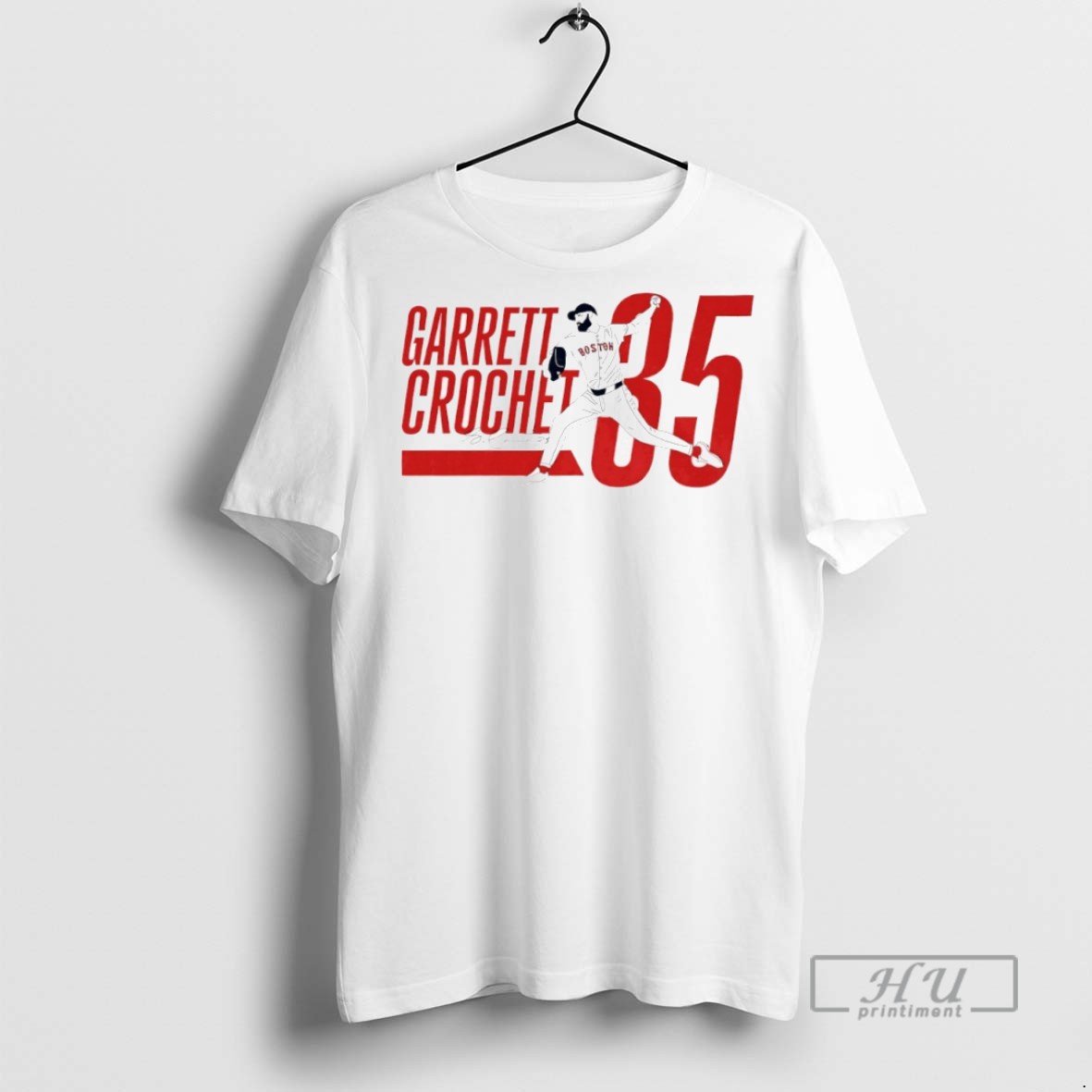 Officials Garrett Crochet 35 Boston Red Sox Signature T Shirt Sweatshirt