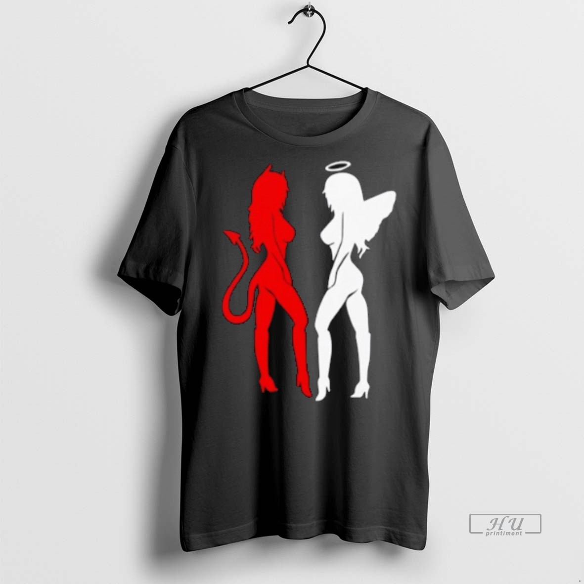 Officials Gemini Horoscope Red Devil White Angel Tee Shirt Sweater Hoodie