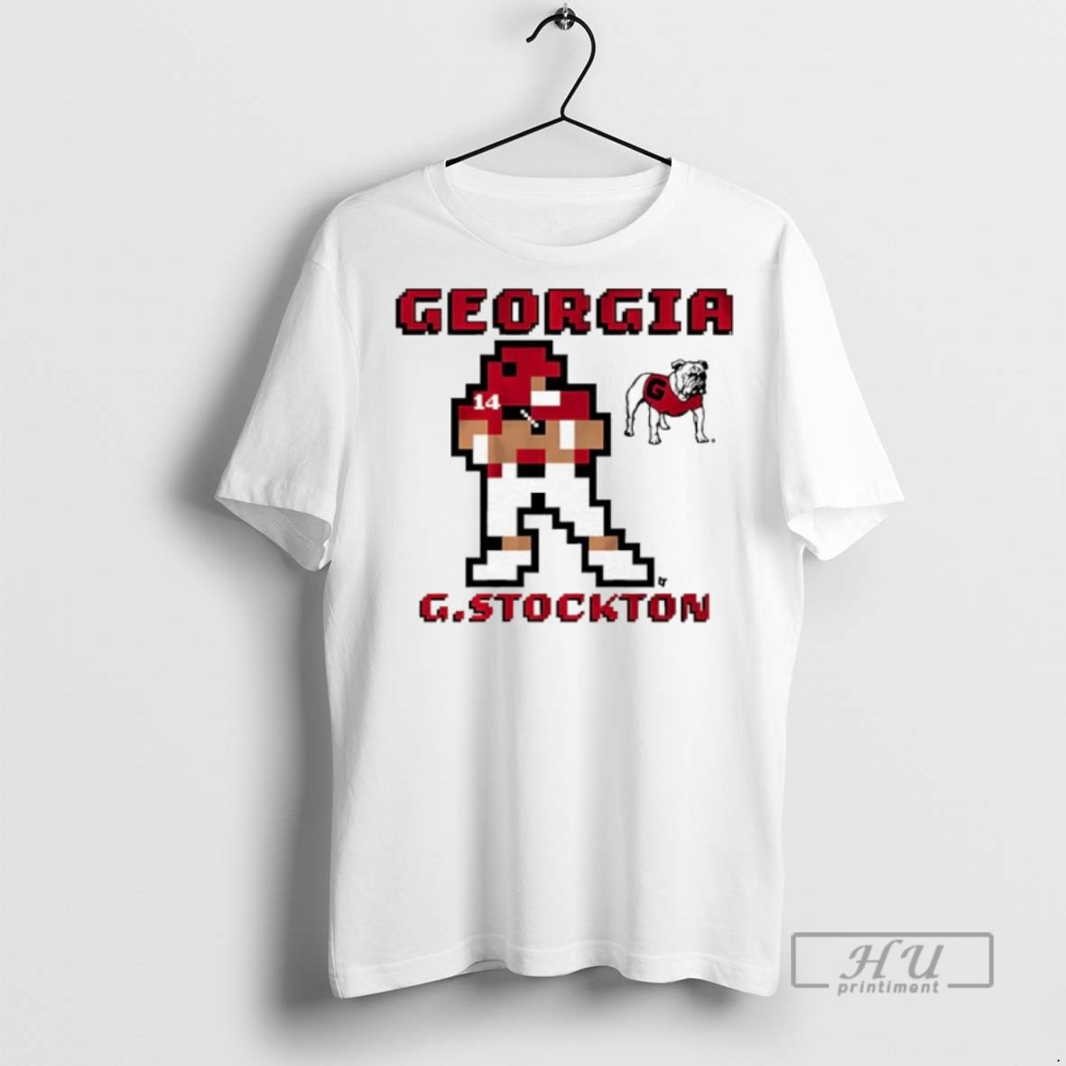 Officials Georgia Football Gunner Stockton Retro Baller Graphic T Shirt Sweatshirt Hoodies