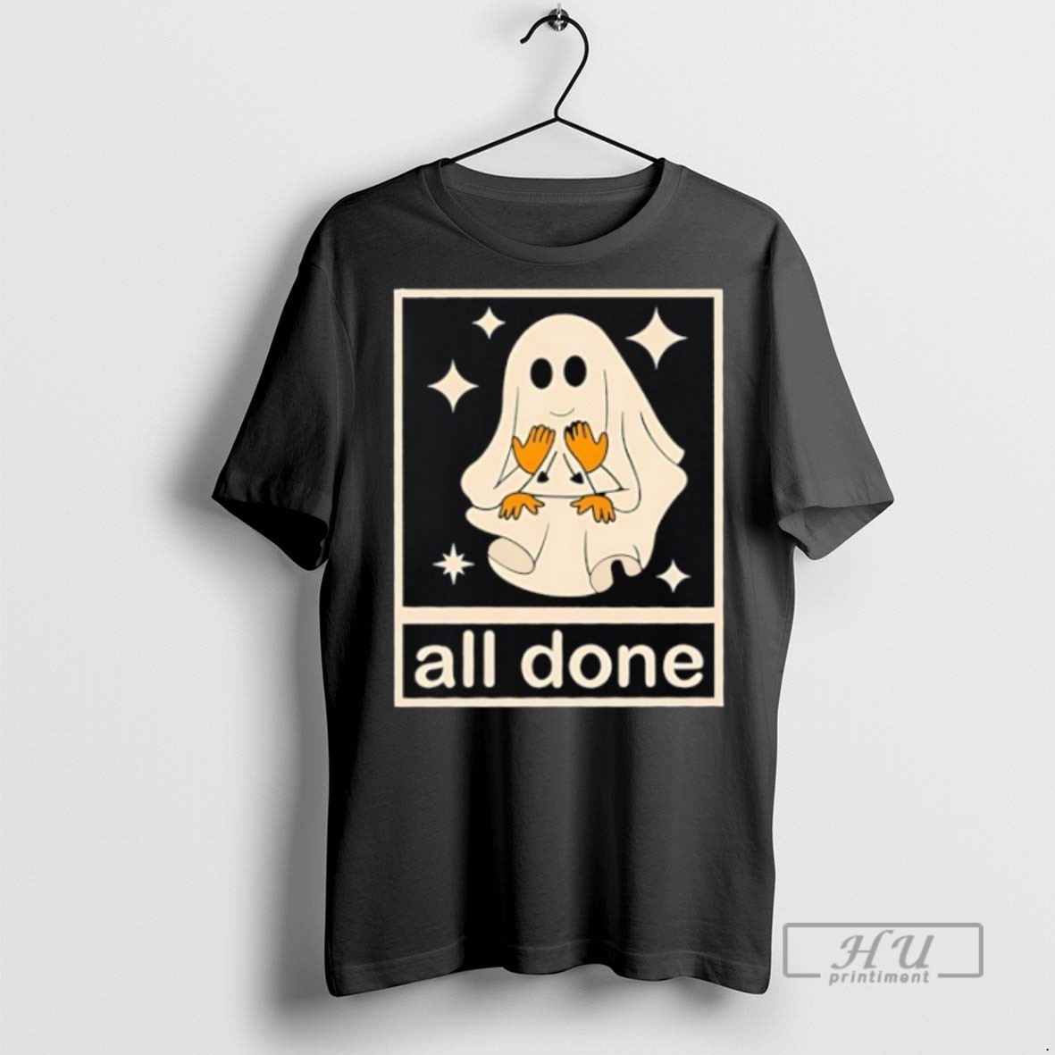 Officials Ghost All Done Halloween T Shirt Sweatshirt Hoodies