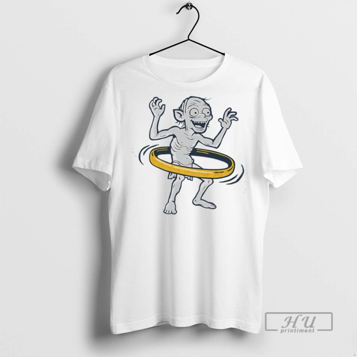 Officials Gollum With His Precious Golden Hula Hoop T Shirt Sweatshirt Hoodies