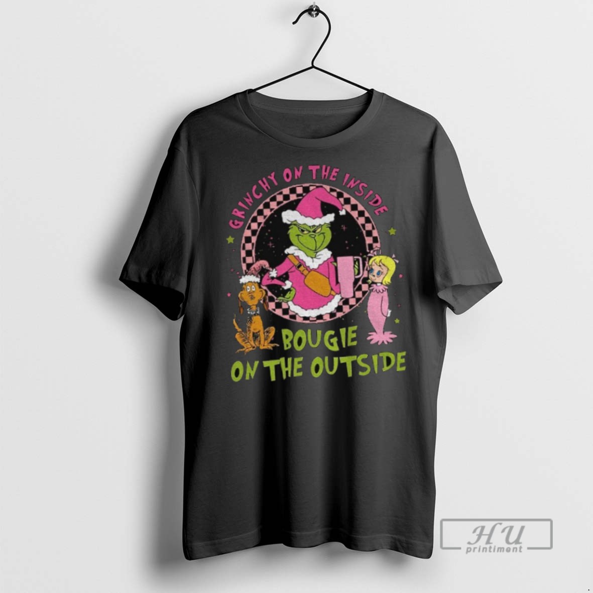 Officials Grinchy On The Inside Bougie On The Outside Christmas 2025 T Shirt Sweatshirt