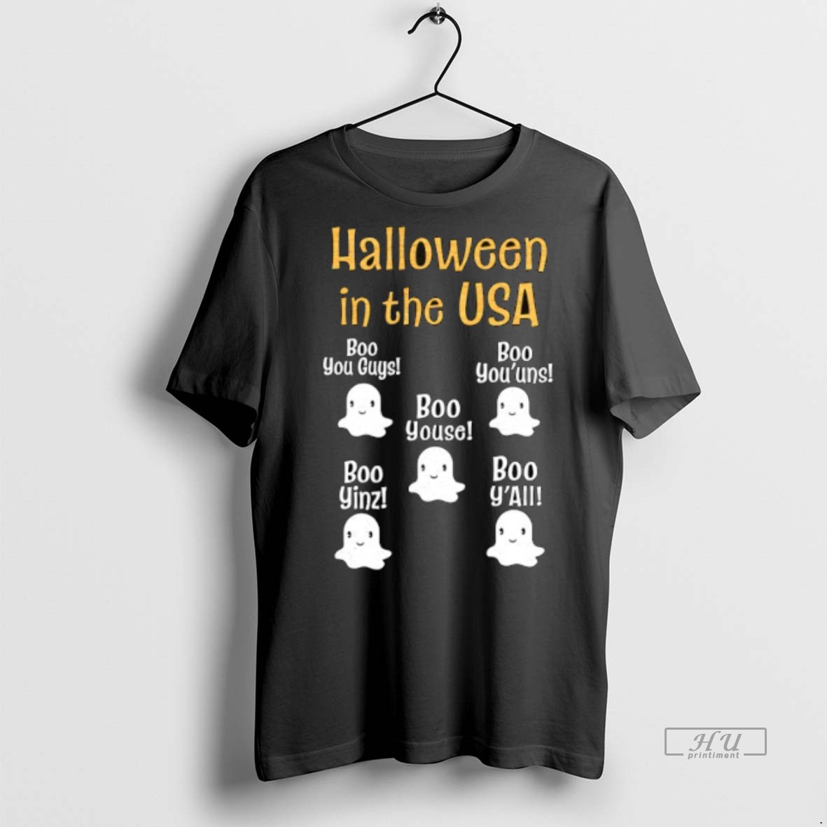 Officials Halloween In The Usa Boo You Guys Boo Youuns Boo Youse Boo Yinz Boo Yall Tee Shirt Sweater Hoodie