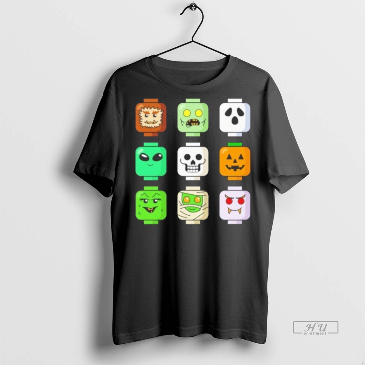 Officials Halloween Zombie Block Heads Shirt Sweater Hoodie