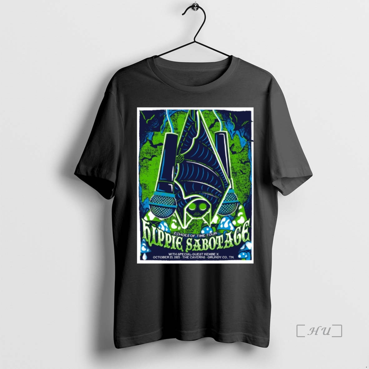 Officials Hippie Sabotage October 25 2025 Echoes Of Time Tour The Caverns Grundy Co Tn T Shirt Sweater Hoodie