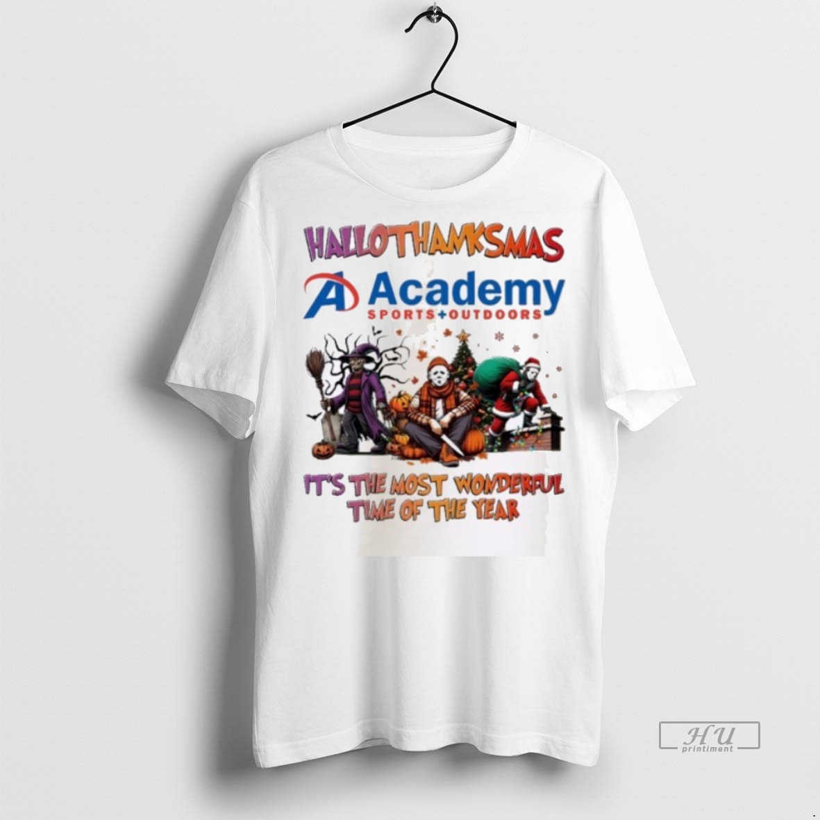 Officials Horror Character X Academy Sports Outdoors Hallothanksmas Its The Most Wonderful Time Of The Year Shirt Sweater Hoodie