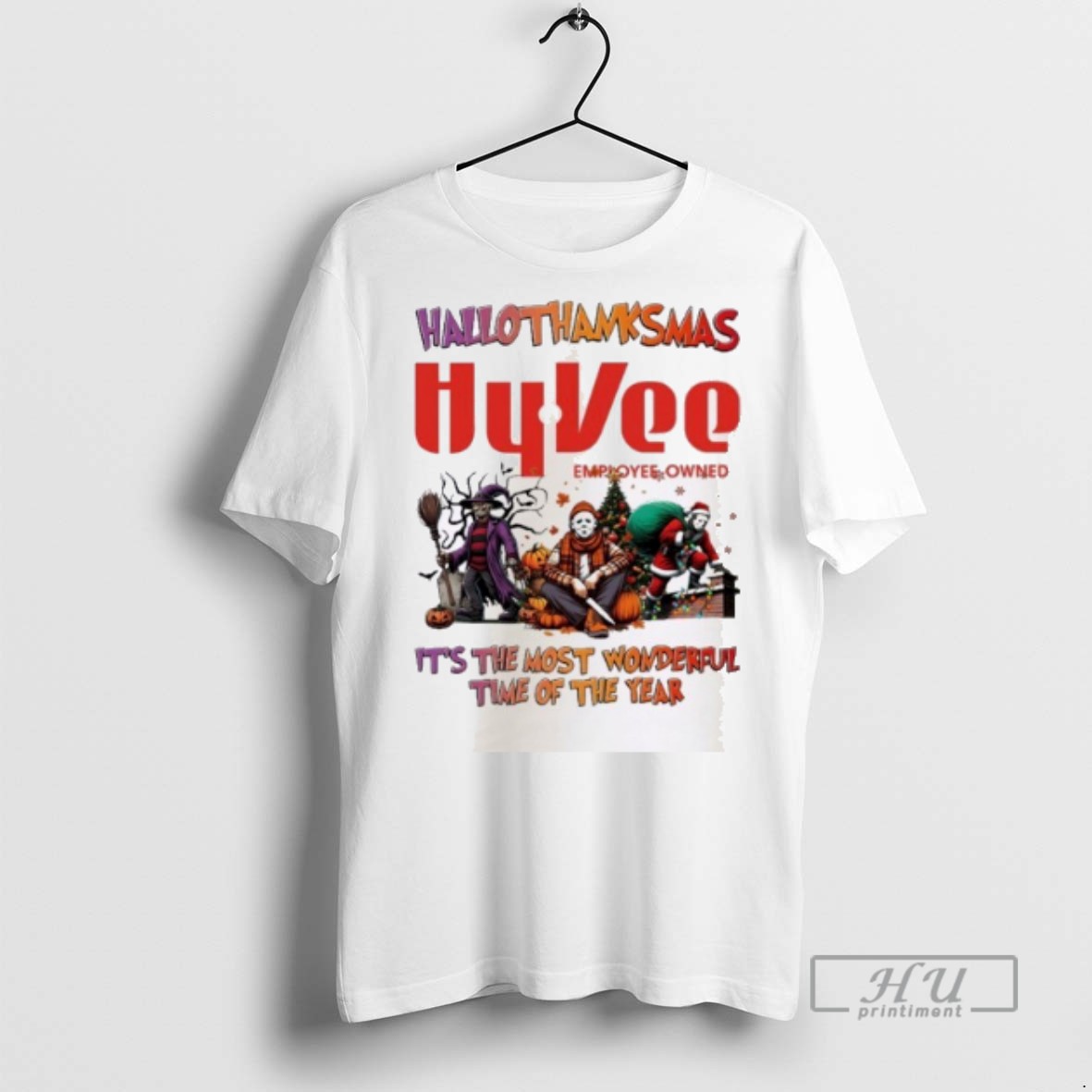 Officials Horror Character X Hyvee Hallothanksmas Its The Most Wonderful Time Of The Year T Shirt Sweatshirt
