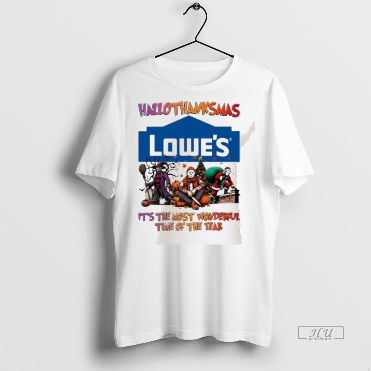 Officials Horror Character X Lowes Hallothanksmas Its The Most Wonderful Time Of The Year Tee Shirt Sweater Hoodie