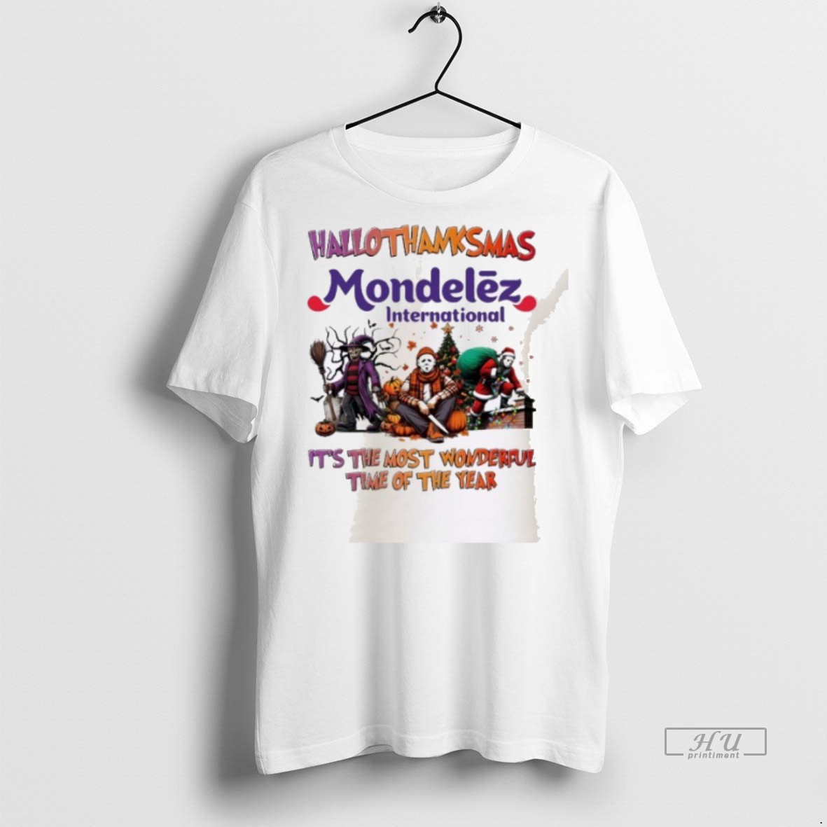 Officials Horror Character X Mondelez International Hallothanksmas Its The Most Wonderful Time Of The Year Tee Shirt Sweater Hoodie
