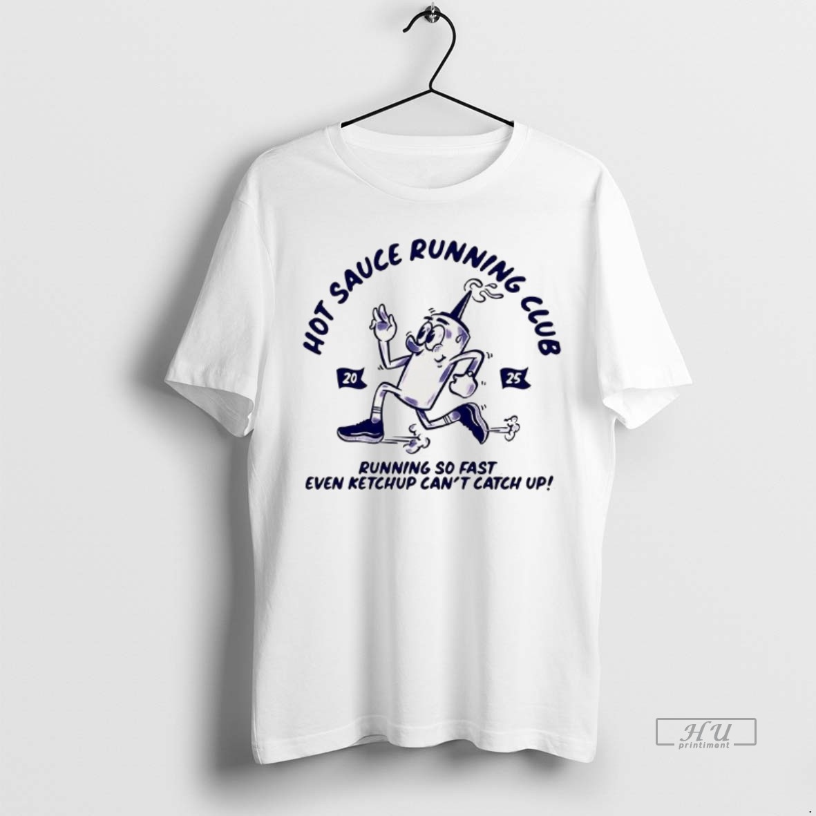 Officials Hot Sauce Running Club Running So Fast Even Ketchup Cant Catch Up 2025 T Shirts Sweater Hoodie