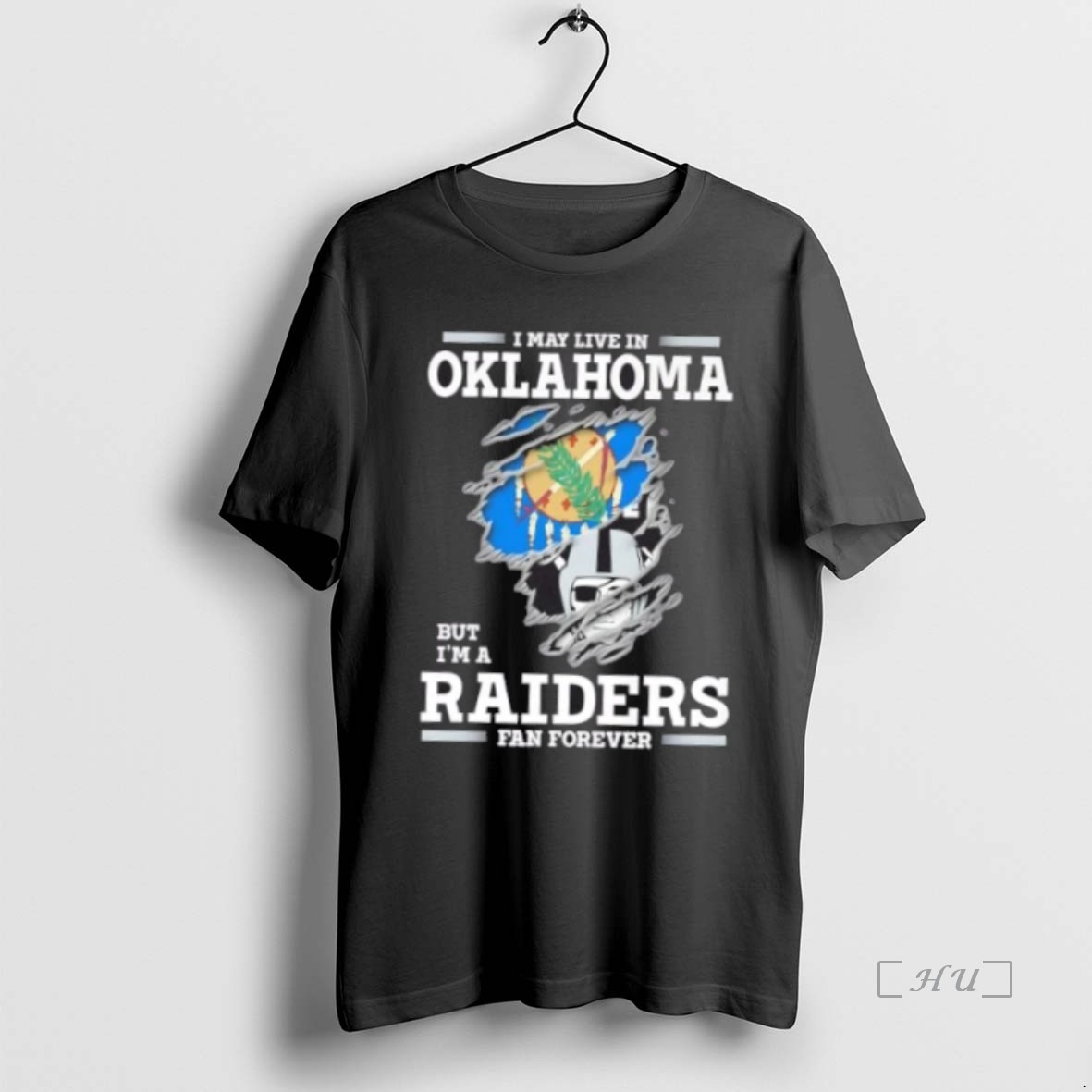 Officials I May Live In Oklahoma But Im A Raiders Fan Forever T Shirts Sweater Hoodie