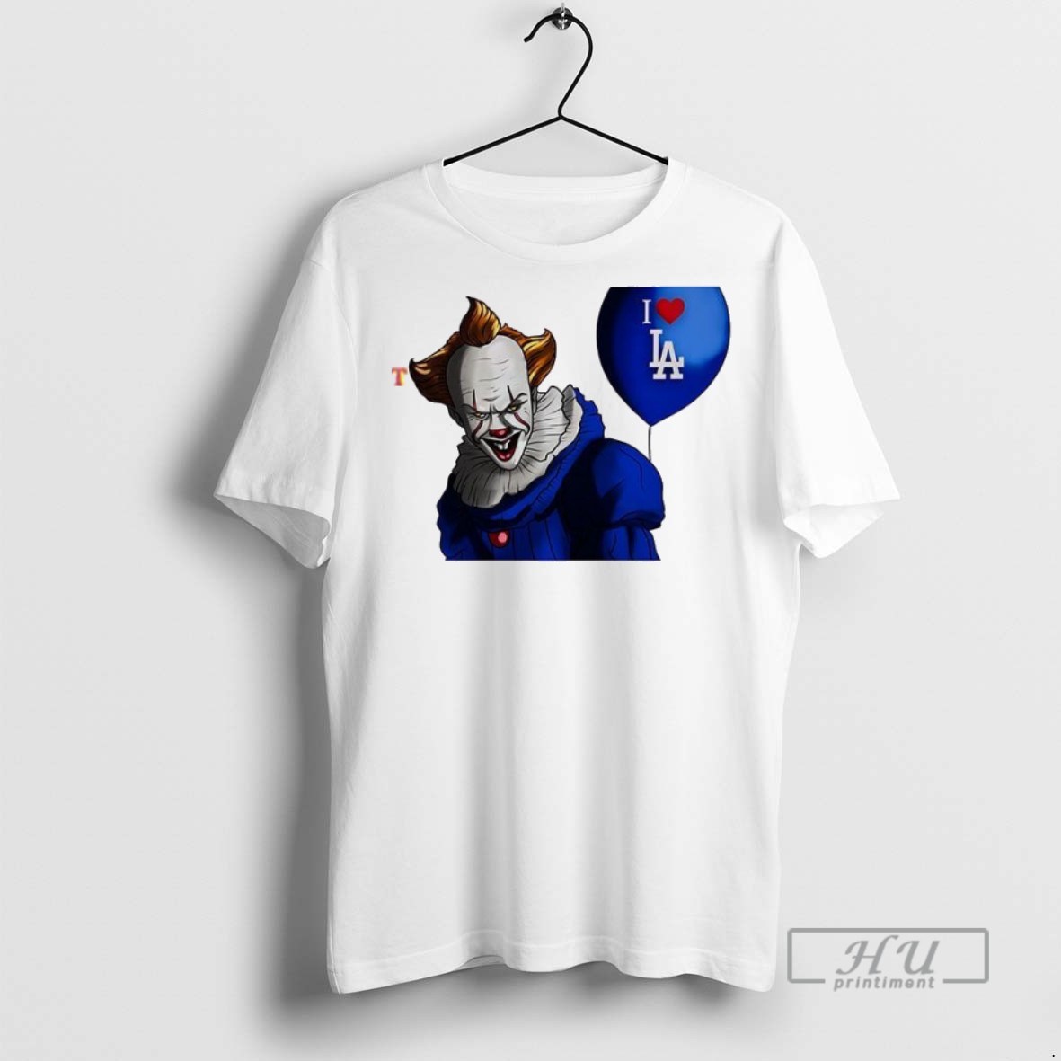 Officials It Pennywise I Love Los Angeles Dodgers T Shirt Sweatshirt Hoodies