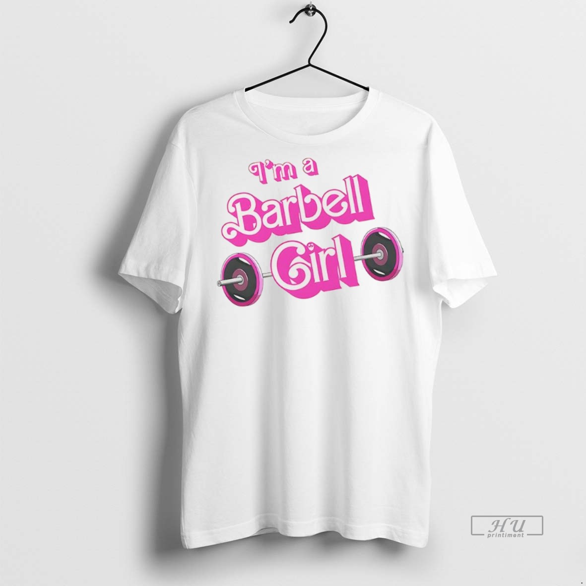 Officials Im A Barbell Girl Gym Lover Graphic Tee Shirt Sweater Hoodie
