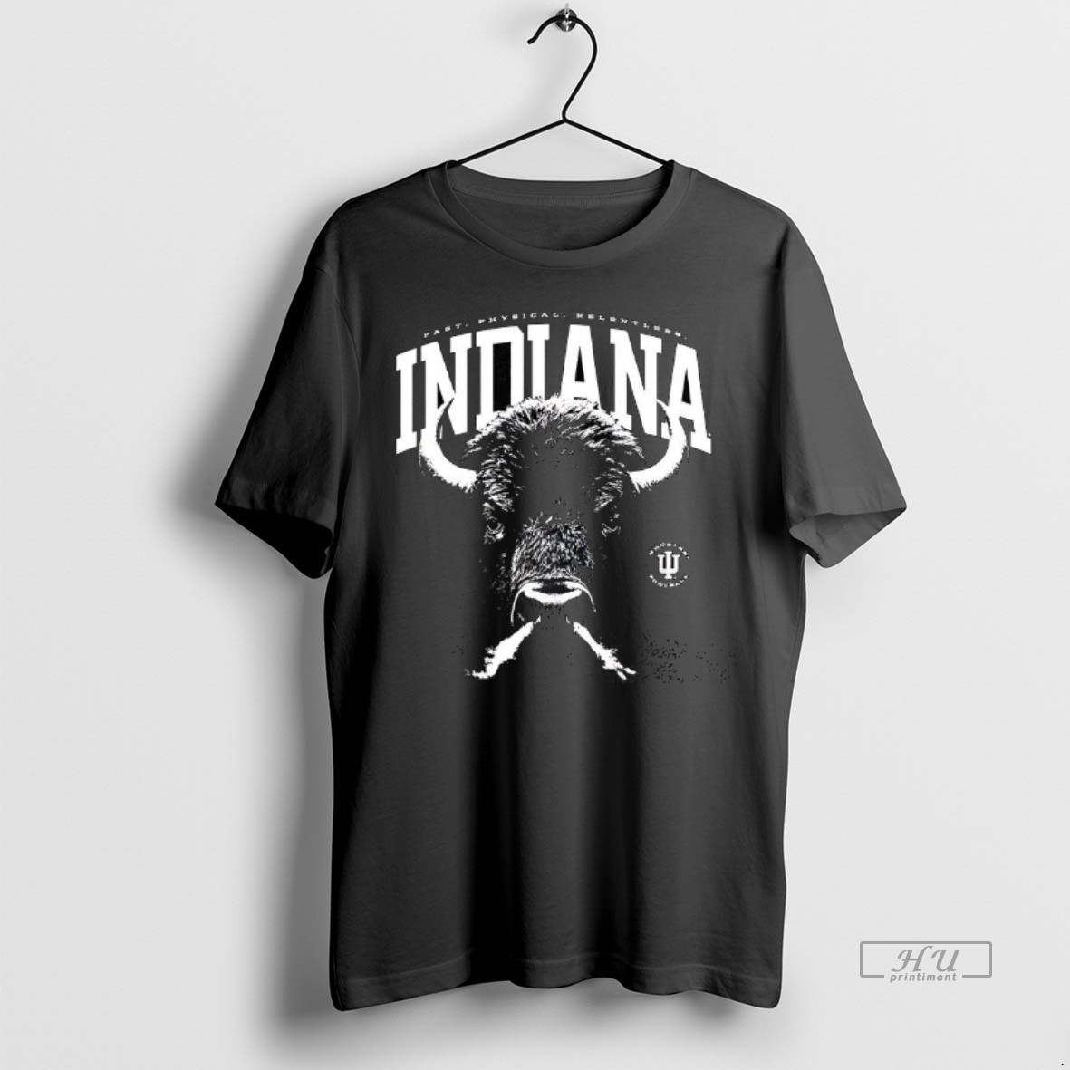 Officials Indiana Hoosiers Football Bison Relentless Fast Physical Relentless T Shirts Sweater Hoodie