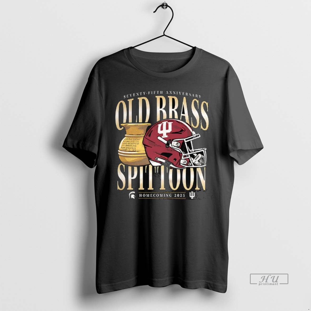 Officials Indiana Hoosiers Football Old Brass Spittoon Homecoming 2025 75th Anniversary T Shirts Sweater Hoodie