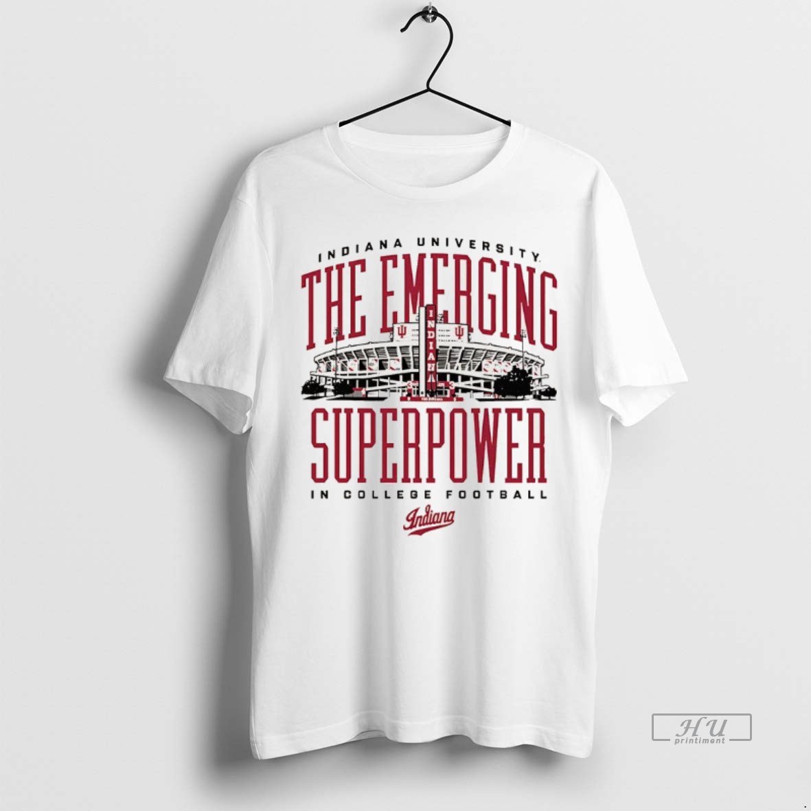 Officials Indiana University The Emerging Superpower In Collage Football Hoosiers Stadium T Shirts Sweater Hoodie