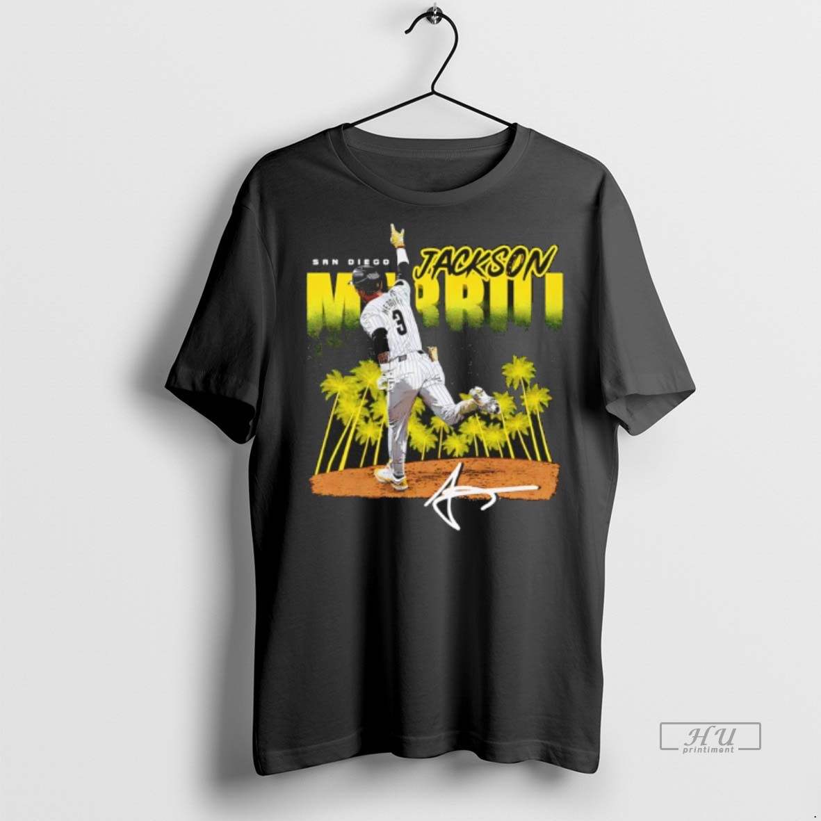 Officials Jackson Merrill San Diego Padres Dissolve Signature Tee Shirt Sweater Hoodie