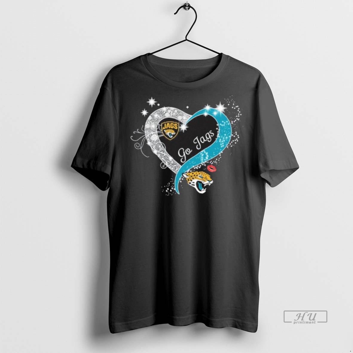Officials Jacksonville Jaguars Hearts Go Jaguars Tee Shirt Sweater Hoodie 3