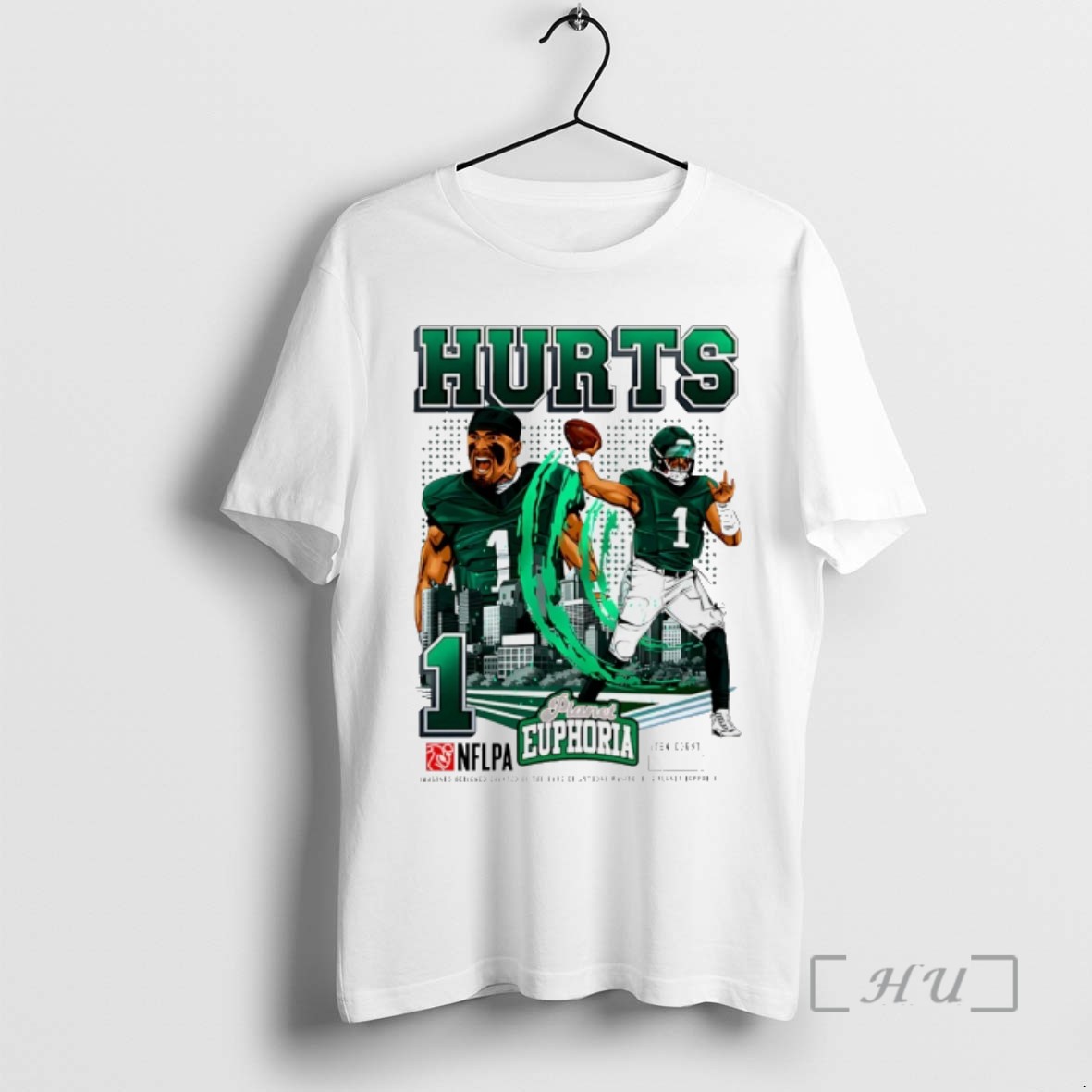 Officials Jalen Hurts Philadelphia Eagles Player Comic T Shirt Sweater Hoodie