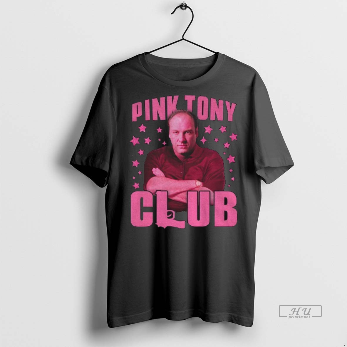 Officials James Gandolfini Tony Soprano Pink Tony Club Tee Shirt Sweater Hoodie